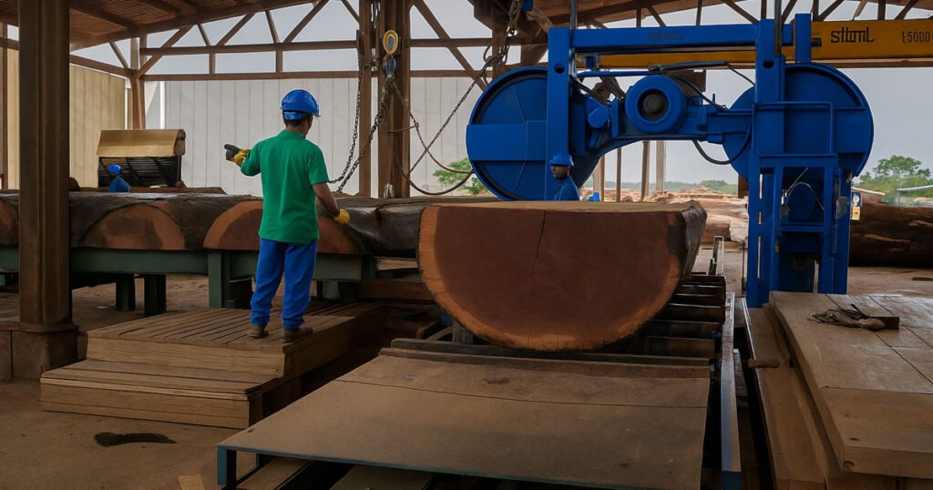 Aserrado y mecanizado de la madera