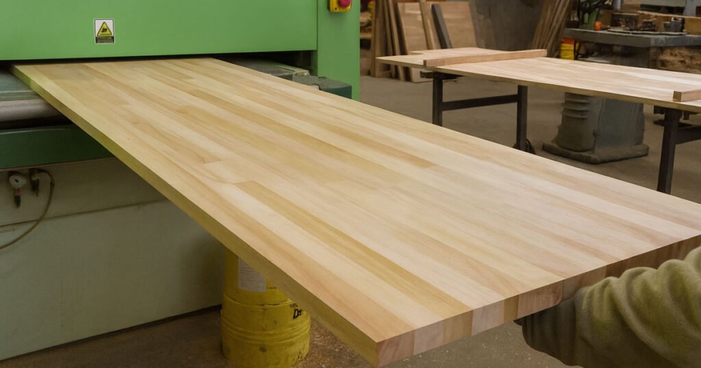 Lijado, recubrimiento y manipulación de tableros