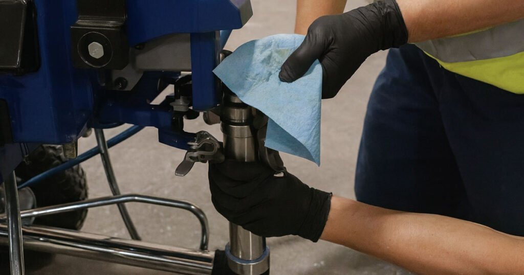 Limpieza y mantenimiento de equipos de plasticos termoestables