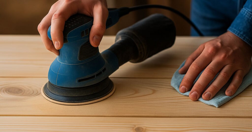 Preparación de superficies lijado y limpieza