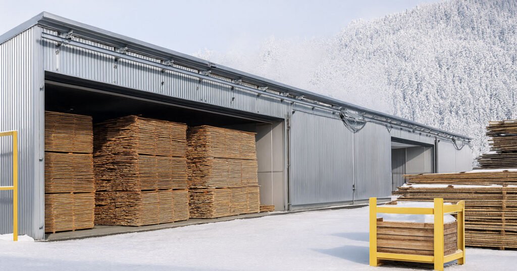 Secado artificial y almacenamiento de la madera